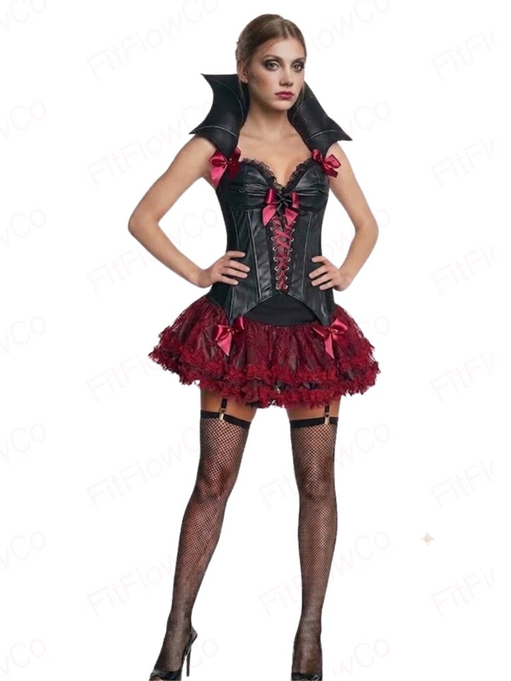 Rubie’s Midnight Vampira Costume Women’s XS 3-Piece Vampire Halloween
